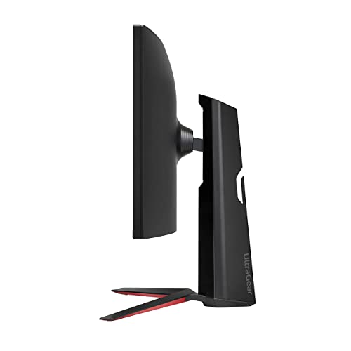 Image of LG 34GP63A-B Ultragear 34 inch Curved QHD 3440 x 1440 HDR 10 160Hz Gaming Monitor, Black - DisplayPort and HDMI, AMD FreeSync Premium, Tilt /Height Adjustable Stand, WEPGPY