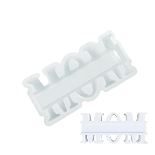 Pjeghbvop MOM resina silicona moldes vela para resina epoxi artesanía jabón hacer fácil desmoldeo molde de yeso