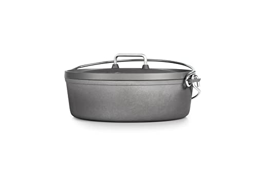 GSI-Outdoors-10-Hard-Anodized-Dutch-Oven-Made-from-Aluminum-for-Lightweight-and-Efficient-Heating