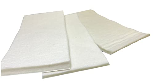 Chiropody Podiatry Felt Hypoallergenic semi Compressed 7mm (22 x 22.5cm Approx) Multiples (1 x (22 x 22.5cm))