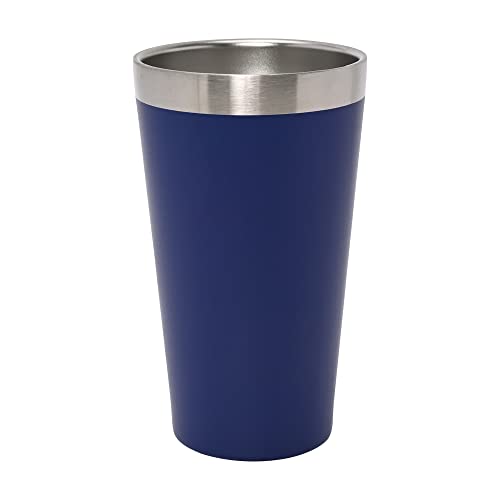 Mimo Style Copo Térmico Azul Para Cerveja 470Ml, Feito Inteiramente em Aço Inoxidável e Parede Dupla