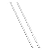 MECCANIXITY Square Aluminum Flat Bar, 2Pcs 1/8