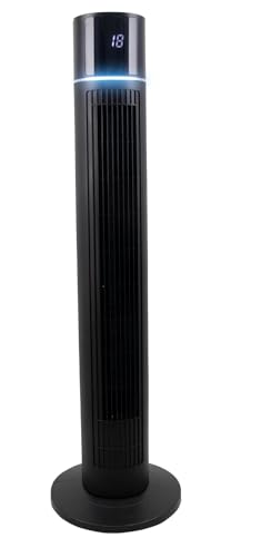 Image of Russell Hobbs Aero Breeze 42 inch Tower Fan (RTF4200), 60W Powerful Cooling, 70 Wide Airflow Coverage, 4 Smart Modes (AI, Natural, Sleep, Normal), 12 Speed Settings, LED Display