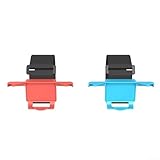 Verstellbare Handgelenkbänder für Nintendo Switch 2 (2025) – ABS + Nylon Gaming-Bänder mit verbessertem Griff, strukturierter und sicherer Sitz für intensives Gameplay, Rot/Blau (2er-Pack)