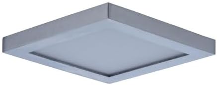 Maxim Lighting 57720WTSN Wafer-10W 1 LED Flush Mount-4.5 Inches Wide by 0.5 inches high, Finish Color: Satin Nickel