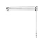 Silver Metal Chains +120inch Crossbars