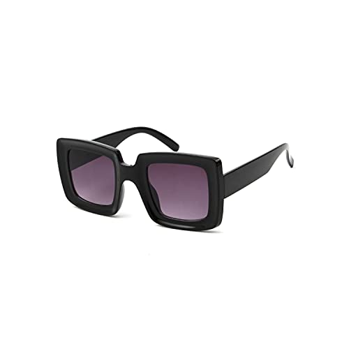 Square Flat Top Women Men Retro Fashion Sunglasses