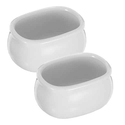 Porte-sachets de thé céramique anti-choc, protège-table blanc - 2