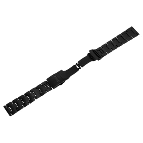 Correa de reloj de acero inoxidable unisex Hemobllo con diseño de eslabones de escalera