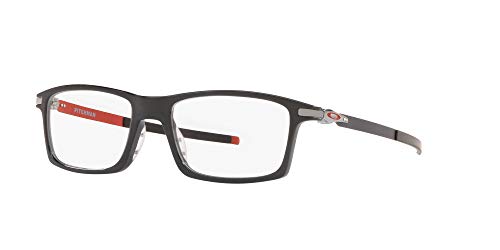 Image of Oakley mens Ox8050 Pitchman Rectangular Prescription Eyeglass Frames