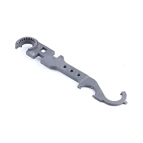 Tactical AR15/M4 Multi Purpose Combo Armorer's Wrench Tool Barrel Nut Spanner AR-15/M16 Stock Combo Wrench Cover