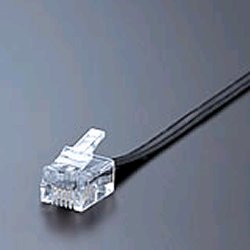 BUFFALO SMJC-15BK Slim Modular Cable 6 Poles 4 Core