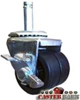 2" Low Profile STEM Caster with Brake - Grip Ring- PN - 01PO20AB8191VY