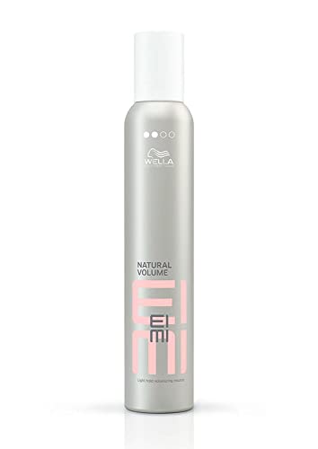 Wella EIMI Natural Volume – Espuma fijadora para un volumen extra natural – Espuma capilar con agarre flexible sin pegarse – 1 x 300 ml