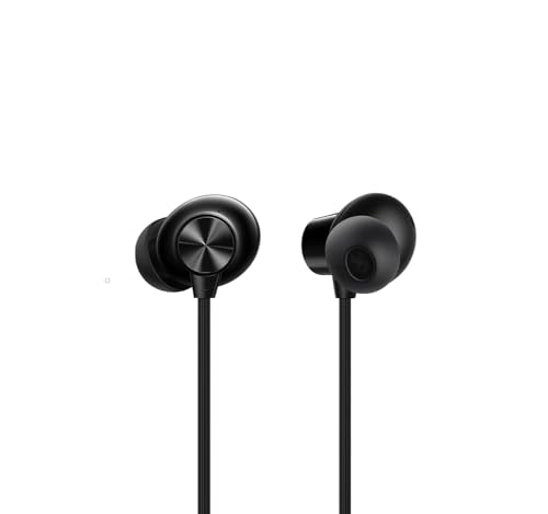 Image of Original Wireless Neckband Compatible with OnePlus Earphones Z3 ANC - 45dB ANC, Dual Device Pairing, Magnetic Power On /Off & 28H Battery Life (Black)