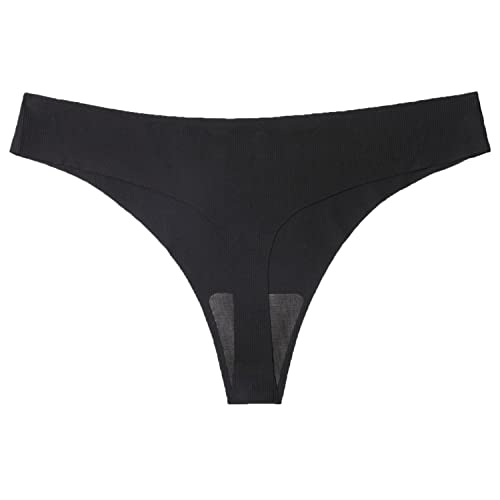 Image of Thongs for Women Seamless Underwear Low Rise Panties Thong