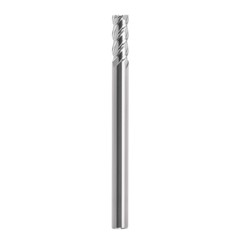 Image of MYS Cermet End Mill Set -4Flute- 4mm, Shank 50 for Milling Machine, CNC Router Bits Carbide Speed Square Nose for Hardened Steel,Torno para Metal -HRC68- Uncoated