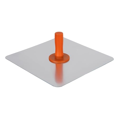 Llana de yeso de aluminio 34.5x11 cm con mango suave para mortero 2