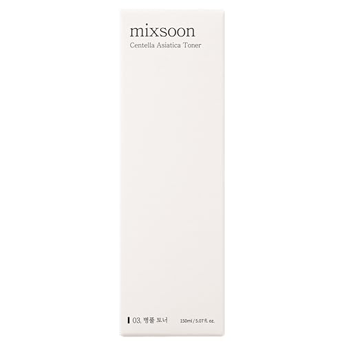 Image of mixsoon Centella Asiatica Toner 150 ml - Hydrating & Soothing Korean Face Toner for Sensitive, Dry or Irritated Skin - Lightweight Skin Essence & Moisture Booster