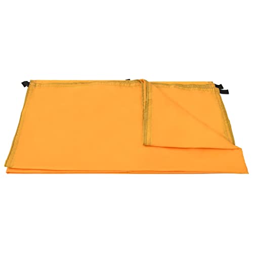 Tente de camping en polyester 180T jaune imperméable avec accessoires d'ancrage - 5