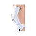 1PC Outdoor Sport Arm Sleeve with Honeycomb Elbow Pad Design Effective Protect Your Basketball Soccer Hiking(White,XX-Large)