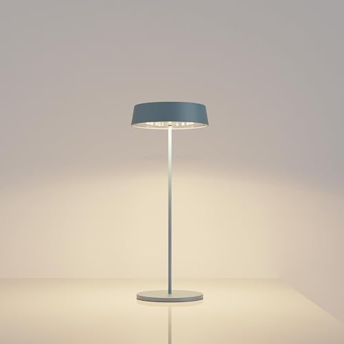 Palmina 901, Dimmable Rechargeable Led Lamps in Aluminium, Cordless Lamps 4400mah, IP54 Protection