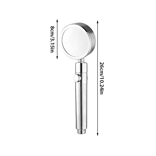 Pommeau de douche à main réglable à économie d'eau B Silver Autre