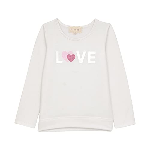 BTween Girls 3 Piece CrewithNeck Fleece Sweatshirt Set Long Sleeve Cotton Blend Pullover, Soft and Comfortable, Sizes 4-124