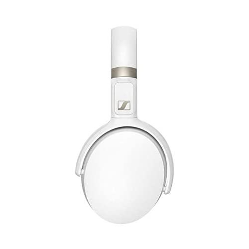 Image of Sennheiser HD 450BT Bluetooth 5.0 Wireless Headphone with Active Noise Cancellation - 30-Hour Battery Life, USB-C Fast Charging, Virtual Assistant Button, Foldable - White (Renewed)