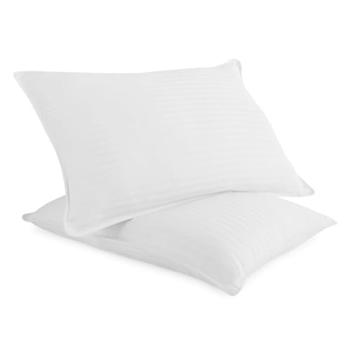 Set 2 Almohadas de cama King de fibra poliéster