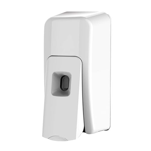 Dispenser di sapone da bagno bianco da 1000 ml, disinfettante manuale per le mani, ideale per scuole, aziende o casa, dispenser di gel doccia liquido