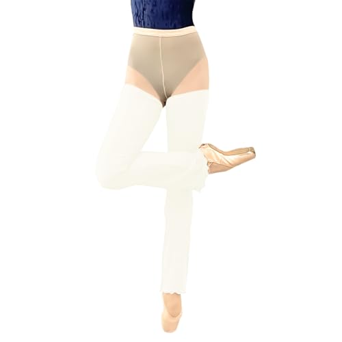 Image of Ballet Flared Leg Warmers 1 Pair 29.5 Inches Over The Knee Elastic At Top For Women