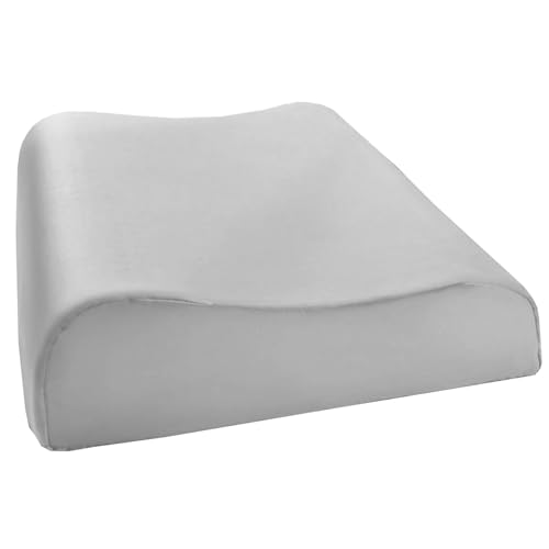 Image of 100% Tencel Lyocell Pillowcases | Cooling Pillowcases for Memory Foam, Cervical, Neck and Contour Pillows | Softer Than Cotton and Linen | 20 x 12.5 inch (Gray, 20 inch x 12.5 inch x 4 inch /3 inch)
