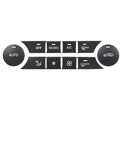 Temperature Adjustment Knob Air Conditioning Switch Multimedia Button Climate Control HVAC (F Set of Buttons (ML/GL/GLS/GLE))