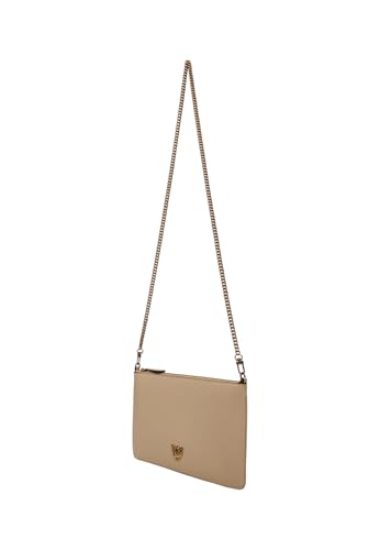 Sac à épaule Pinko Flat Classic Beige : la solution légère pour libérer vos mains avec style