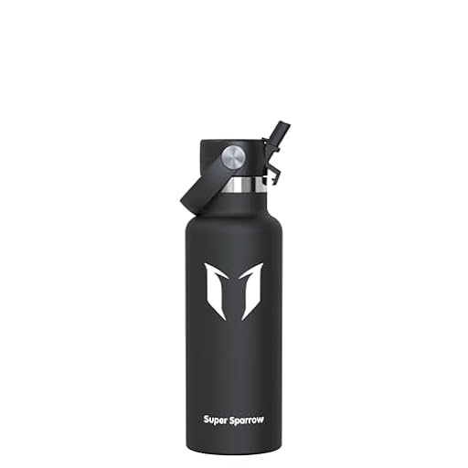 Super Sparrow Botella Agua Acero Inoxidable - Botellas Termica 500ml - Sin BPA - Termo Cantimplora con Pajita Vacío, para Deporte, Viaje, Escuela, Exterior, Oficina, Gimnasio | Ya disponible en tu tienda friki favorita! En mundofriki.es!