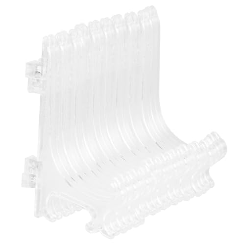 Levemolo 24Pcs Transparent Easel Display Stand Mini Plate Holders for Kitchen Artwork Photos and Collectibles Versatile Rack for and Home Use
