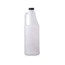 Consolidated Plastics Round Jug with Cap, HDPE, 32oz., 12 Piece
