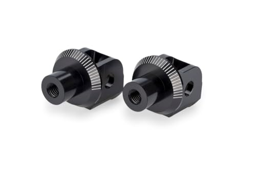 Repose-pieds en aluminium Puig 22243N noir idéal pour les balades et trajets quotidiens