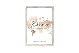  Zuhause Koordinaten Kunstdruck A4 ungerahmt als Einweihungsgeschenk oder Geschenk-Idee zum Einzug Einweihung Jahrestag Richtfest Umzug Wand-Bild Wand-Deko Weihnachten (Bronze)