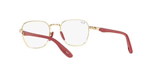 Image of Ray-Ban unisex-adult Rx6484m Scuderia Ferrari Collection Square Prescription Eyewear Frames