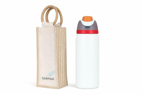 Image of FreeSip Flip-Top Water Bottle for Kids & Adults, Leakproof One-Hand Open Lid, BPA-Free, Easy Carry for School, Office, Sports & Travel - 32 oz (Grey, 960 ml)