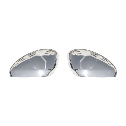 Rétroviseur coquilles chromées inox brillant accessoires auto x2