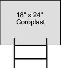 Highway Traffic Supply Corrugated Plastic 4MM White Sign Blanks - 24"x18" BNDL/25