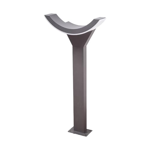 Lucande Lampada LED da esterni (Moderno) colore Nero, in Alluminio lampadina inclusa lampioncino paletto luminoso lampada viale lampione