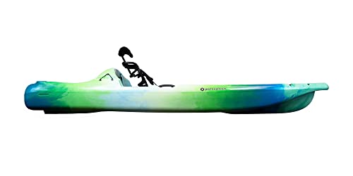 Image of Perception Hangtime 11 Kayak - Recreational Kayak with Reclining Seat - Rear Seat for Lounging - 11 ft