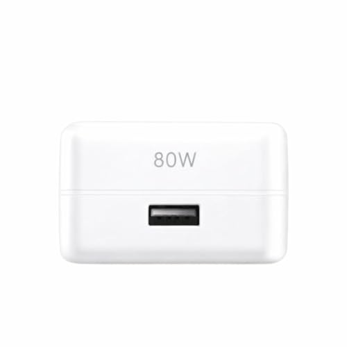 Image of Original Compatible with Rapidly Fast Adapter Oppoo | Reno 10 / Reno 10 Pro / 10 Pro Plus /Reno 11 / Reno 11 Pro (Without Cable) | 80W,White