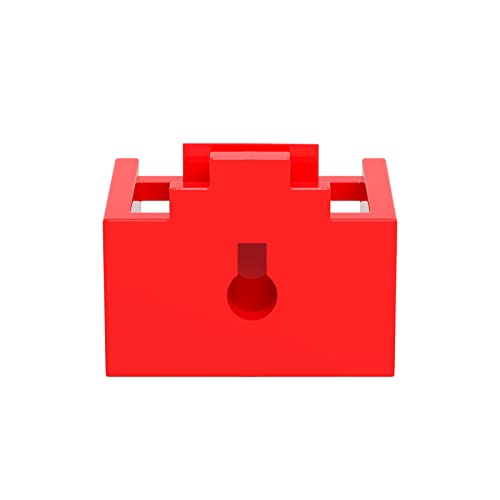 Image of 72 Pcs RJ45 Port Lock with 3 Keys, Locking RJ45 Port /Dust Blocker,Compatible with Computer,TV,Router,Other Devicesrj45 (Red)