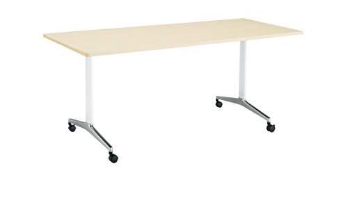 �y���[�J�[�z���E�ݒu�E�g���z�R�N�� �~�[�e�B���O�e�[�u�� JUTO MT-JTTR187PMT1-C �p�`�V�� T���r ���E���h�R�[�i�[ ��180×���s75cm �V�i�`�������I�[�N/�r�z���C�g �L���X�^�[�t