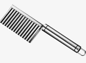 LgCiXli Coupe-Légumes Ondulé Professionnel | Idéal pour Frites Maison et DME | Couteau à Vagues Haute Précision en Acier Inoxydable | Manche Ergonomique...